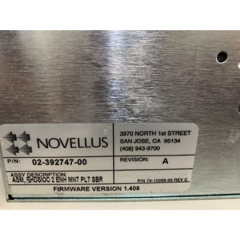 Novellus 02-392747-00 Hdsioc 2 Sbr-xt Plate Module