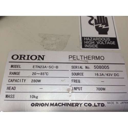 AMAT 0190-10030 Orion Pel Thermo ETN23A-SC-B Heat Exchanger