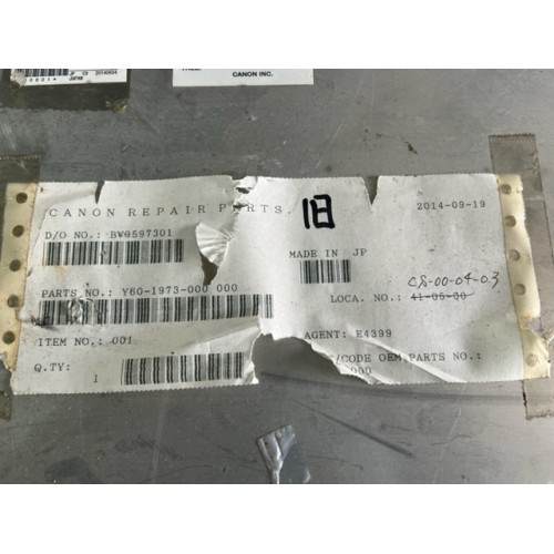 Canon Y60-1973-000 PRE-Alignment Stage Unit ES5