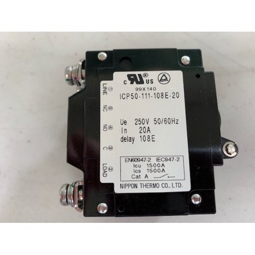 Nippon Thermo ICP50-111-108E-10 Industrial 3-Pole 250V 10A Delay ...