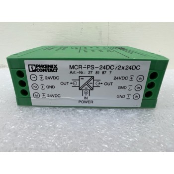 PHOENIX CONTACT MCR-PS- 24DC/2X24DC DC/DC Converter